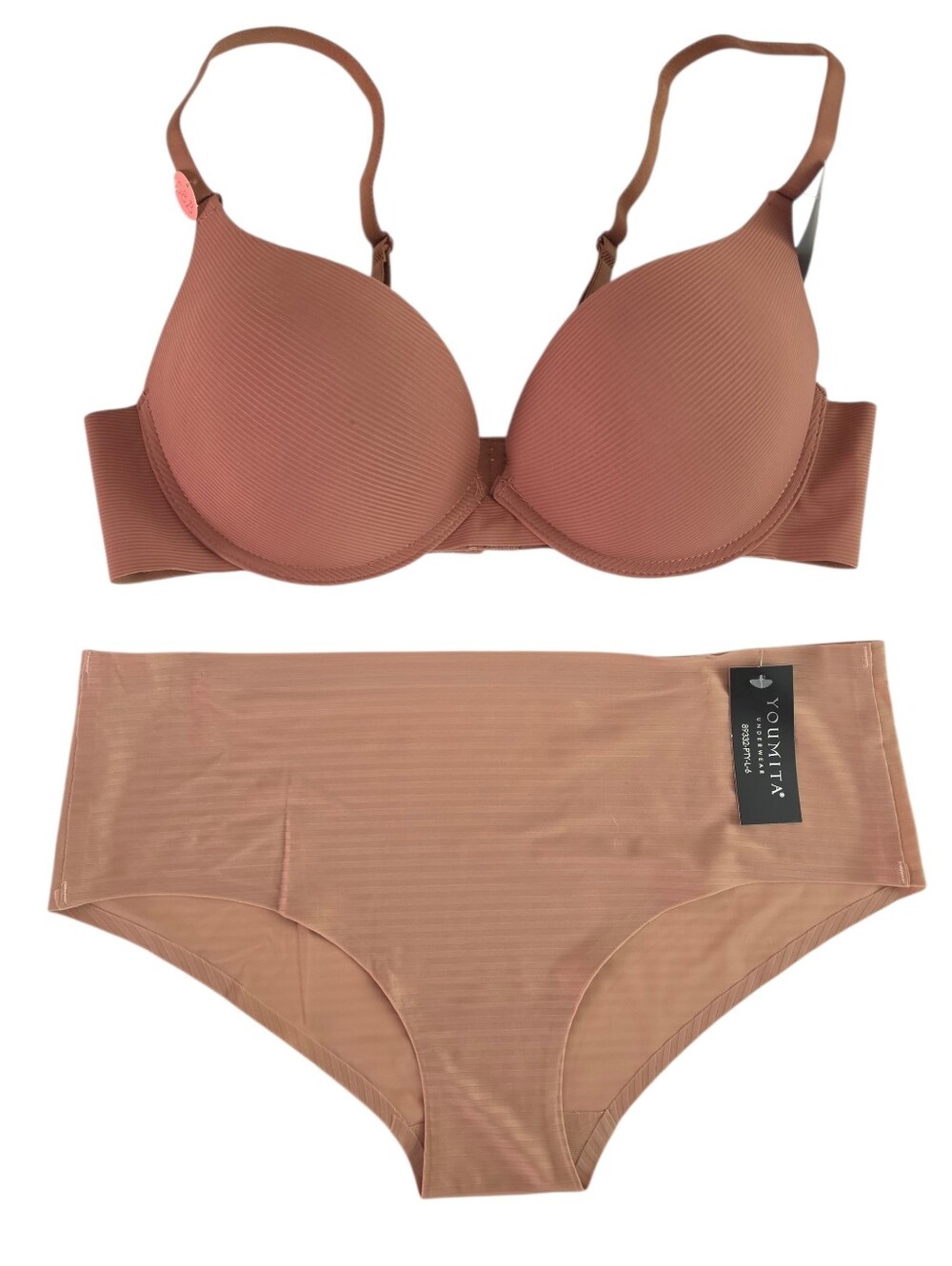 38B/Large Push Up Bra And Panty Set